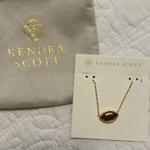 Kendra Scott football necklace